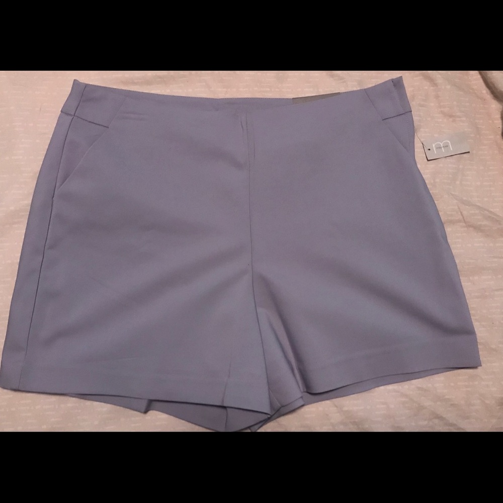 Lovely Maurices Side Zip 5” Lavender Shorts